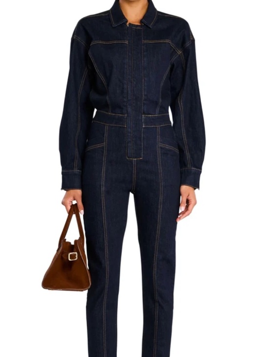 SER.O.YA Pants - SER.O.YA "Waverly" Denim Jumpsuit in Rinse (NWT)